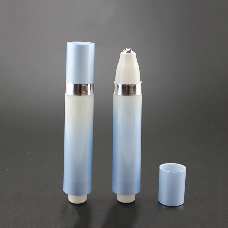 AY-10ml 15ml hot sale airless plastic roll on bottle for eye cream