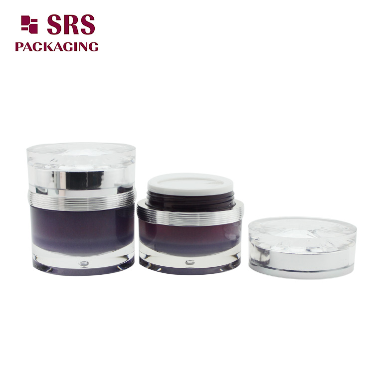 J302 round 30ml 50ml jar acrylic cream container