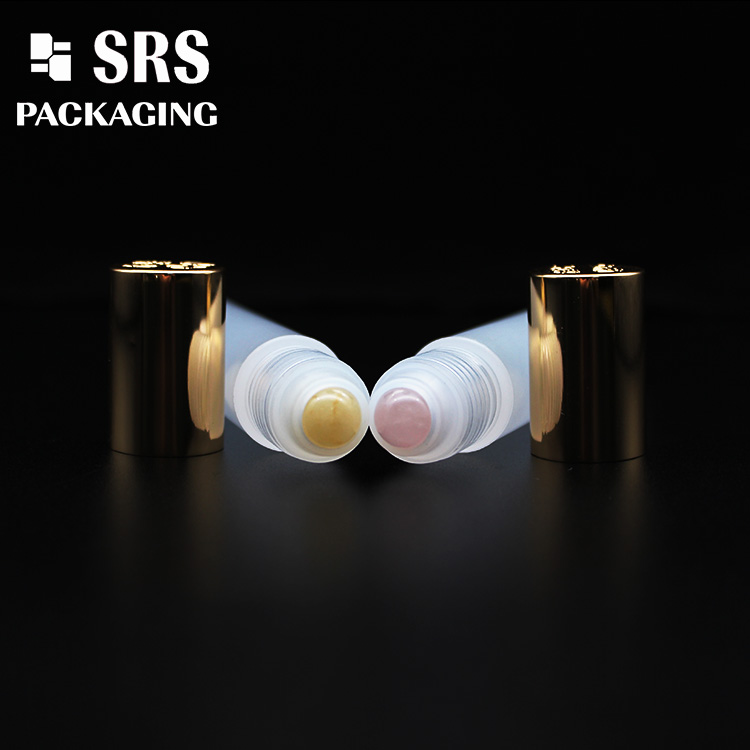 SRS PACKAGING empty 15ML plastic roll on bottle with colored ball
