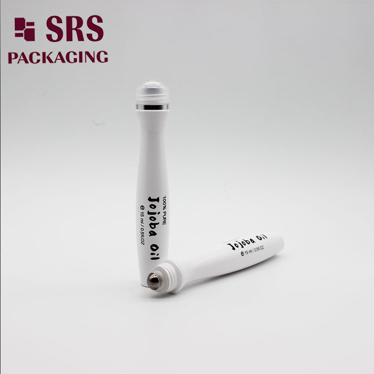 SRS8447 SRS 15ml White Eye Cream PETG Roll on Bottle