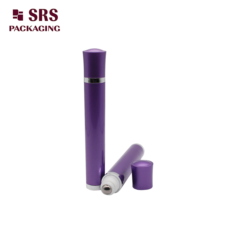 plastic Purple Color 10ml Vibrating Roller Ball Bottle
