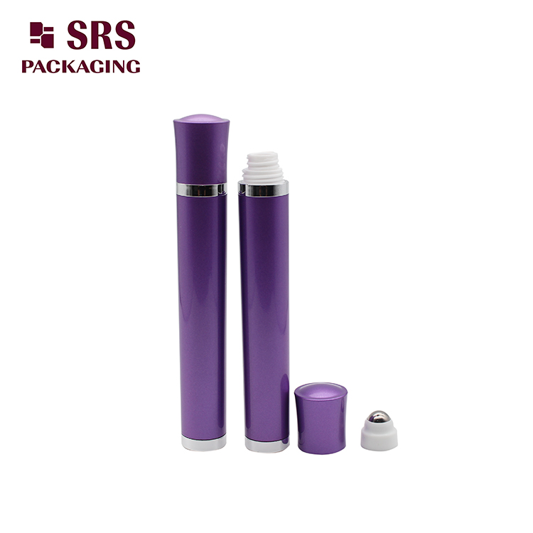 plastic Purple Color 10ml Vibrating Roller Ball Bottle