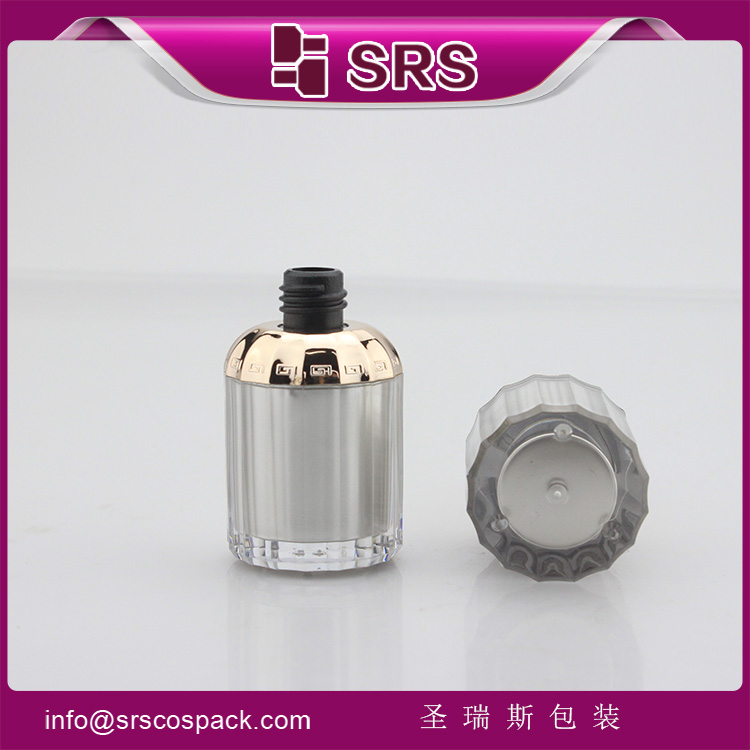 NP002 empty Acrylic birdcage shape nail polish Bottle