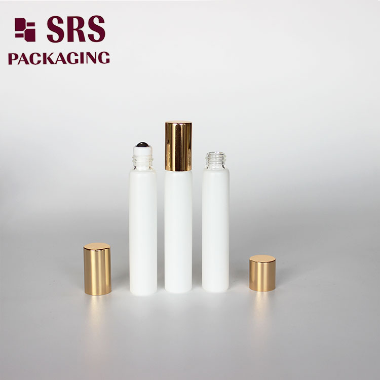 SRS 8ml Round Hair Oil Customized Color Glass Roller Bottle