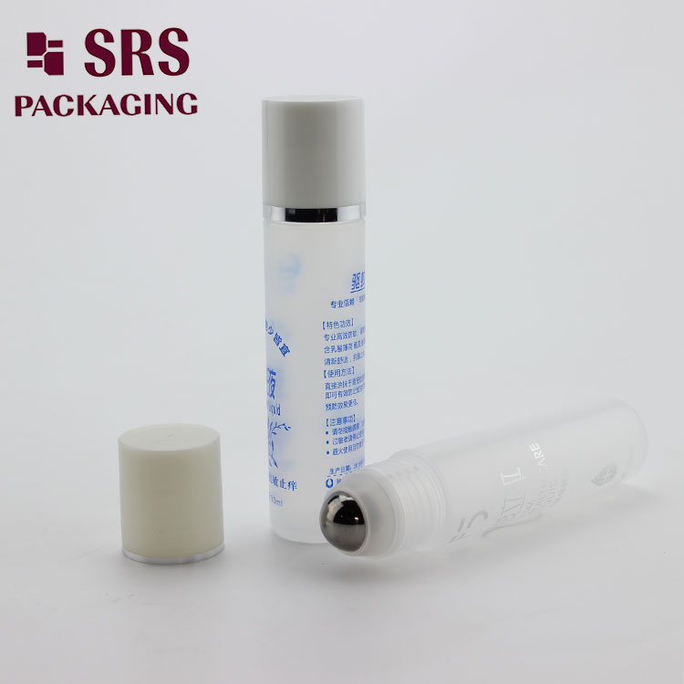 SRS Hot Sale Plastic Frost 30ml Roller Ball Deodorant Bottle