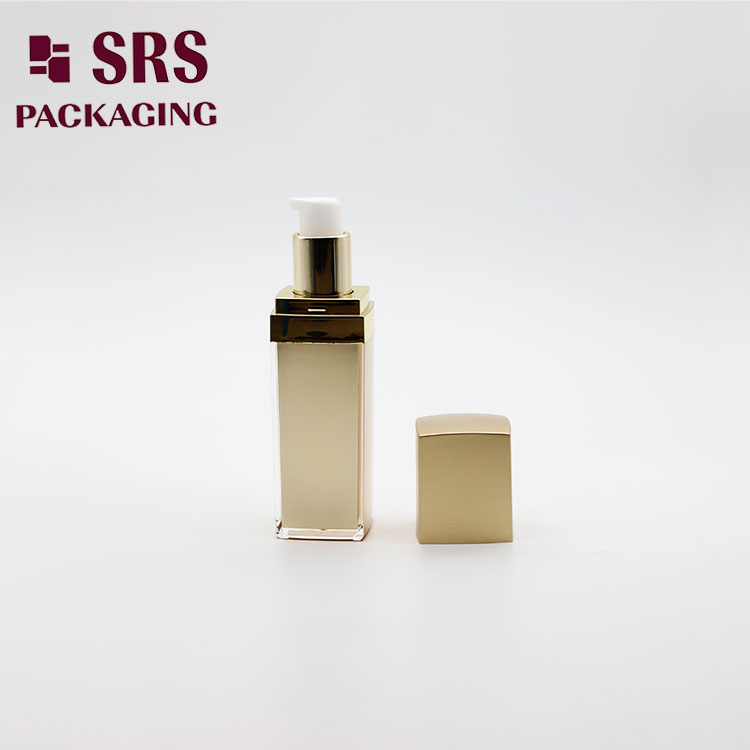 L050 Square Skin Care Cosmetic Container 50ml 100ml Acrylic Lotion Bottle