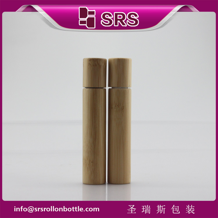 SRS Cosmetic 8ml Bamboo Roll on Bottle for Eye Cream