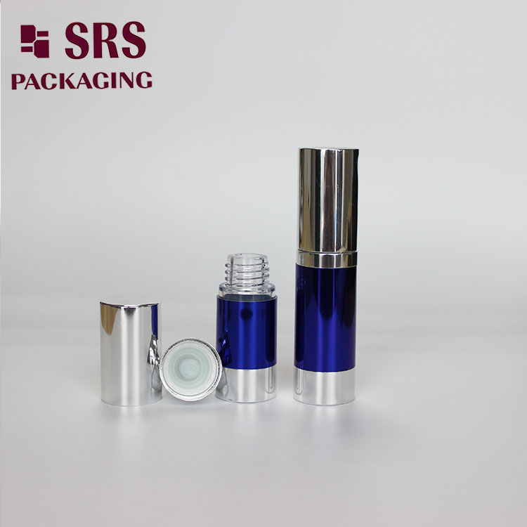 A022B Wholesale Aluminum Airless Bottle 15ml 20ml 30ml Cosmetic Serum Packaging