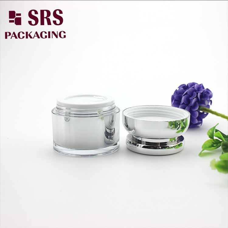 J316 Professinal round shape luxury cosmetics cream empty acrylic jar