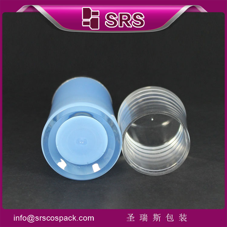 A094 acrylic 30ml 50ml round waist airless bottle empty packaging