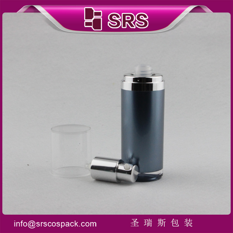A023  plastic 50ml airless cosmetic bottle for lotion