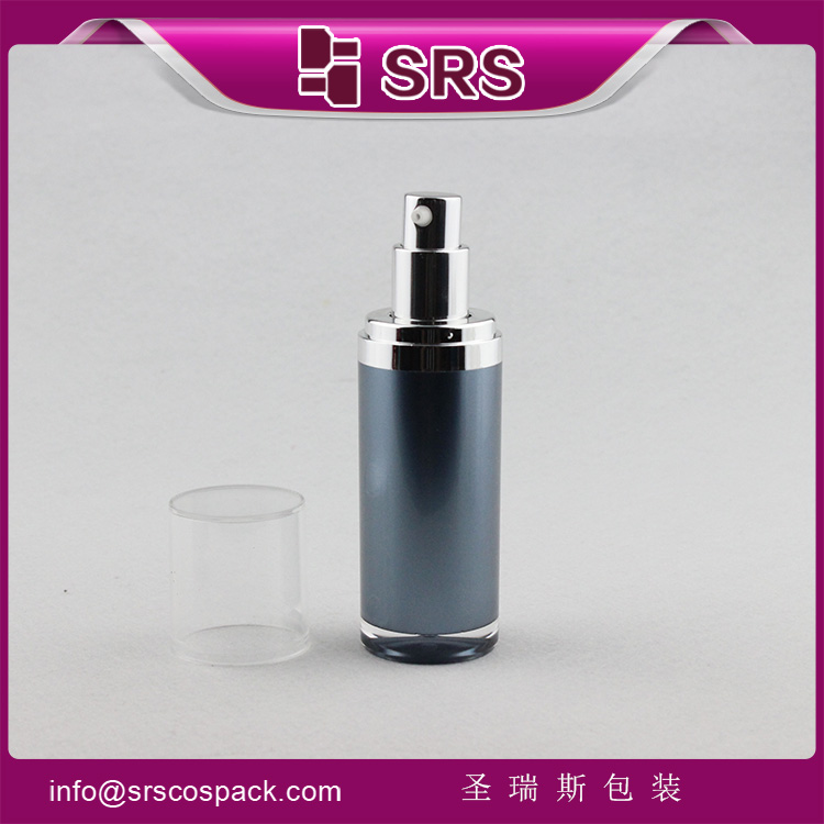 A023  plastic 50ml airless cosmetic bottle for lotion