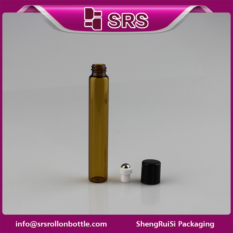 BLP-10ml empty round glass roller bottle for olive oil