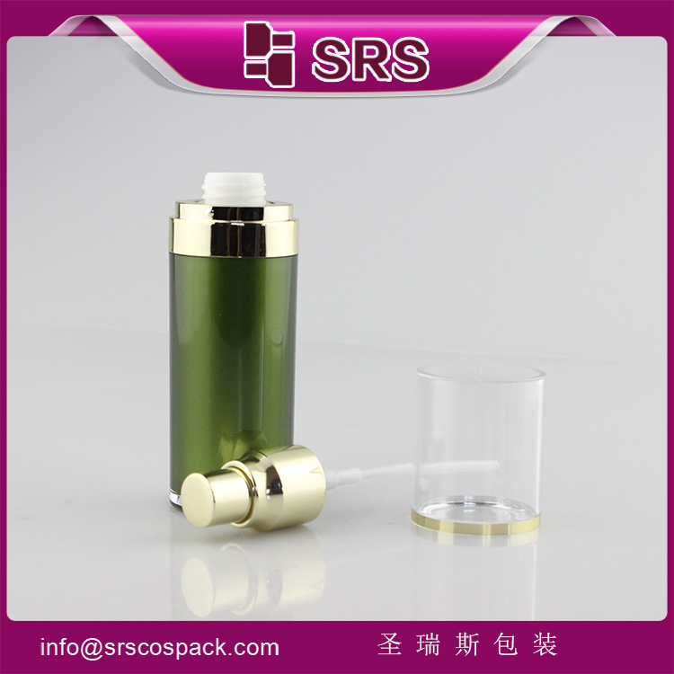 L023 Round Shape acrylic 15ml 30ml 50ml 100ml 120ml Plastic skin whitening lotion Bottle