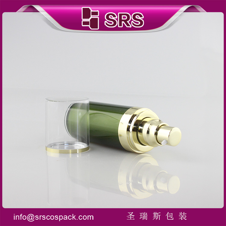 L023 Round Shape acrylic 15ml 30ml 50ml 100ml 120ml Plastic skin whitening lotion Bottle