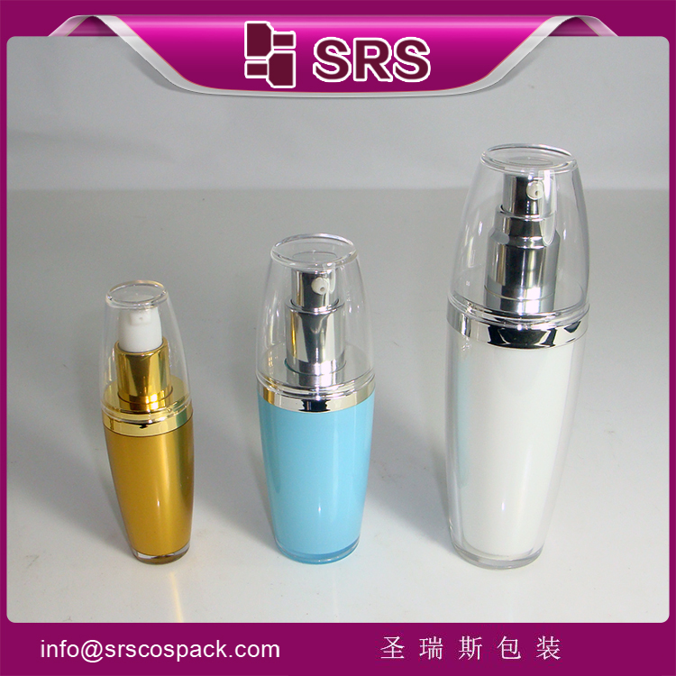 L012 acrylic pump lotion 15ml 35ml 80ml bottle 