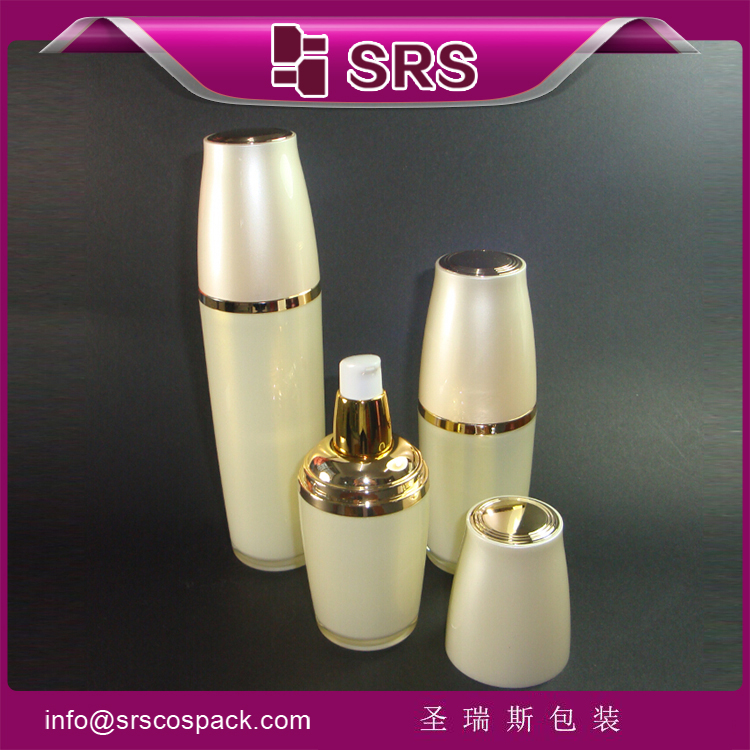 L313 30ml 50ml 120ml empty acrylic cosmetic packaging bottle for skin care