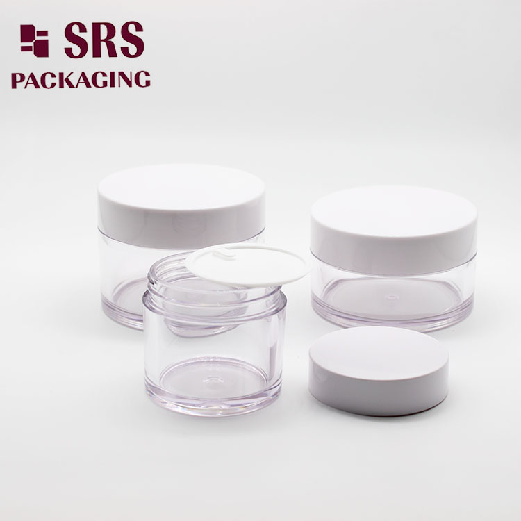 SRS Empty Plastic 50g 100g Thick Wall PETG Plastic Jar