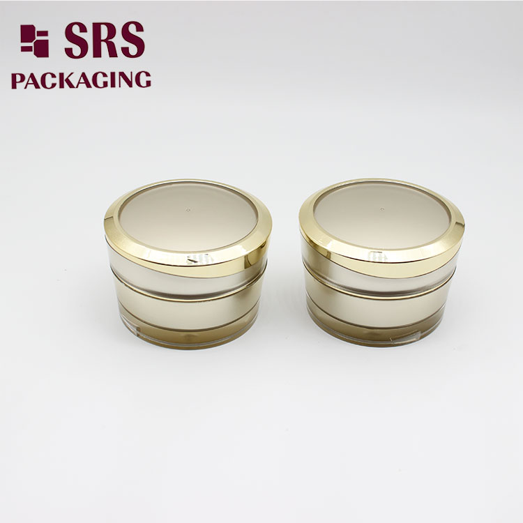 J031 Wholesale Acrylic Cosmetic Cream Jar 15ml 30ml 50ml Skin Care Packaging