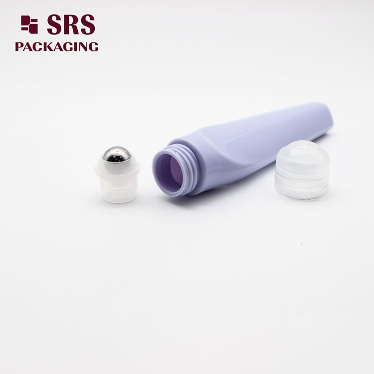 SRS8444 PETG Material 12ml Purple Massage Liquids Empty Roller Bottle Wholesale