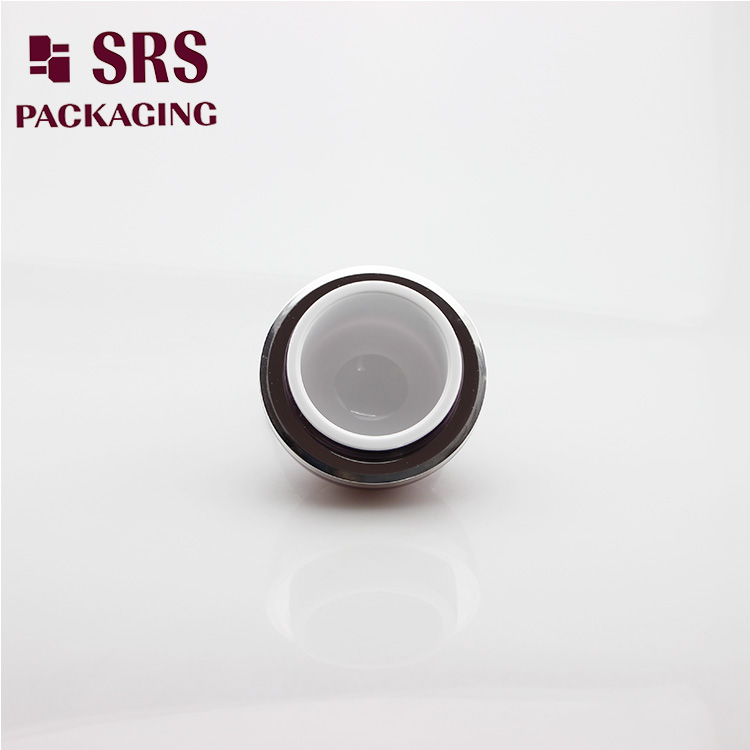 acrylic beautiful ball shape 50g 80g cosmetic cream jar for bady lotion