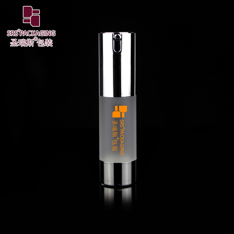 10ml 15ml 20ml 30ml transparent frosted plastic serum new airless bottle