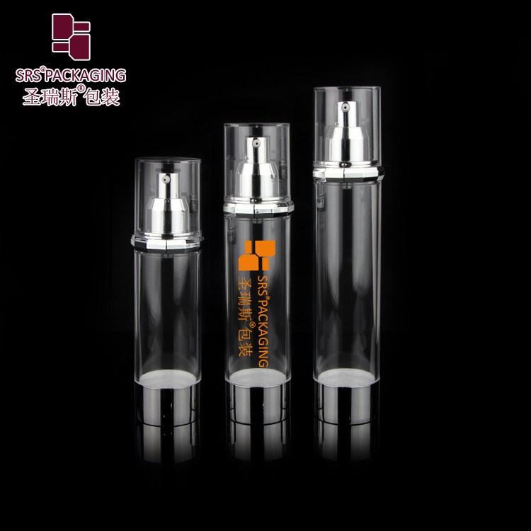 Wholesales plastic empty lotion pump bottles 30ml 50ml 100ml 120ml skin care lotion vacuum container 