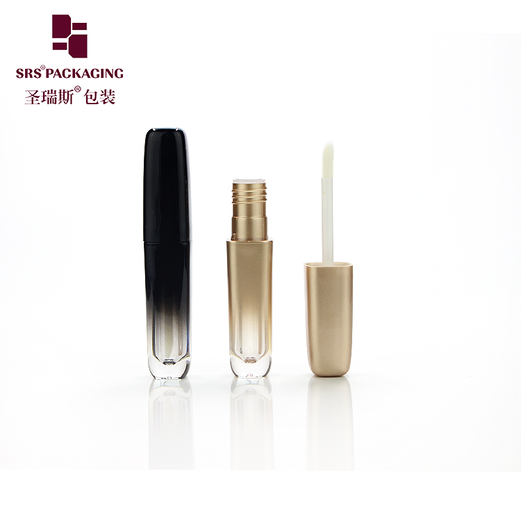 MOQ 20 in stock custom lip gloss tubes 5ml plastic make up cosmetic packaging