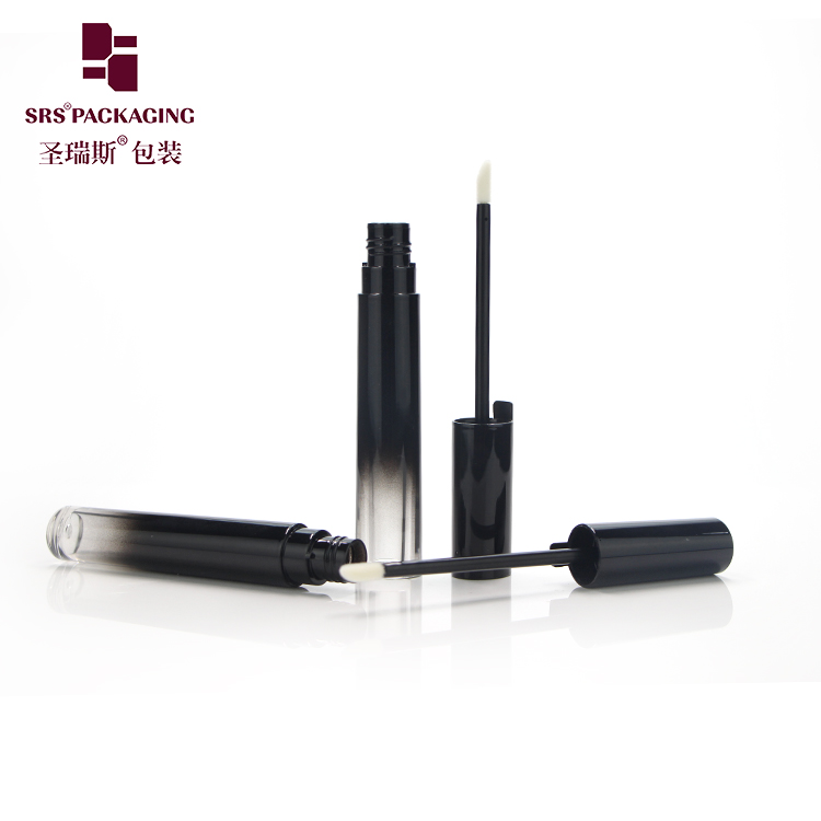 SRS new arrival high quality competitive price 2ml round shape gradient black lipgloss tube