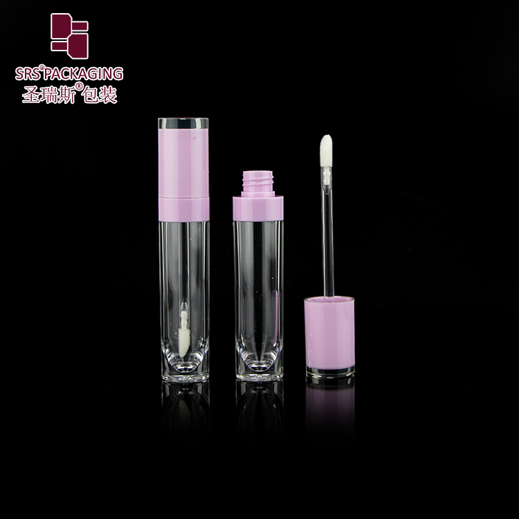 High Quality Newest Stock Wholesale 10ml Clear Crystal Cylinder Transparent Empty Lip Gloss Tube