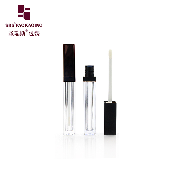5ml glossy transparent beauty elegant empty lip gloss tube container
