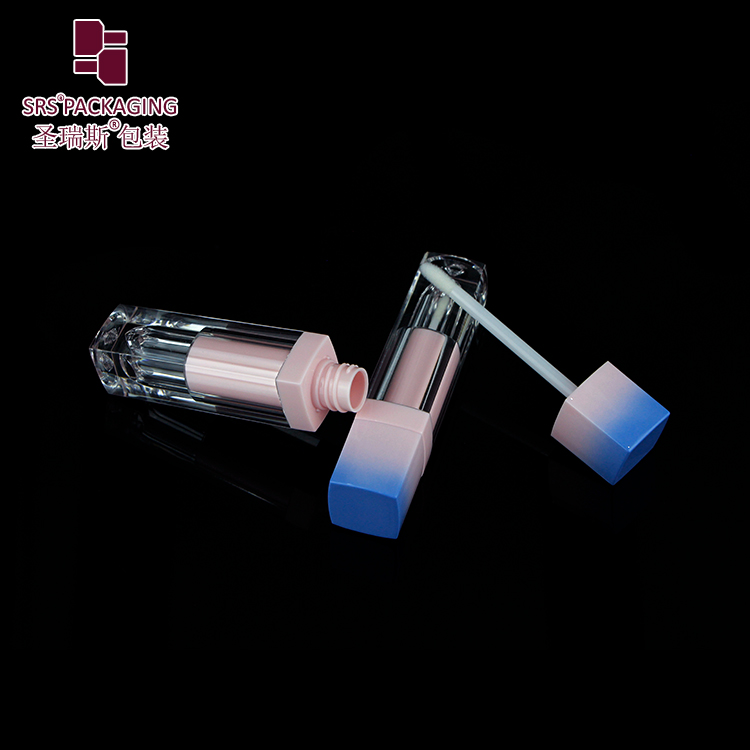 custom color cosmetic make up packaging 5ml lipgloss container tube