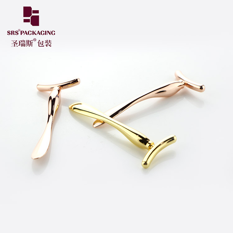 Rose gold face cream spoon skin lift personal care cosmetic  metal roller make up tools