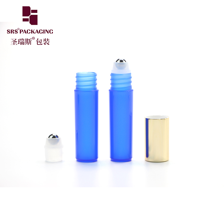 5ml plastic empty no leakage lip gloss colorful bottle Roller Ball Container