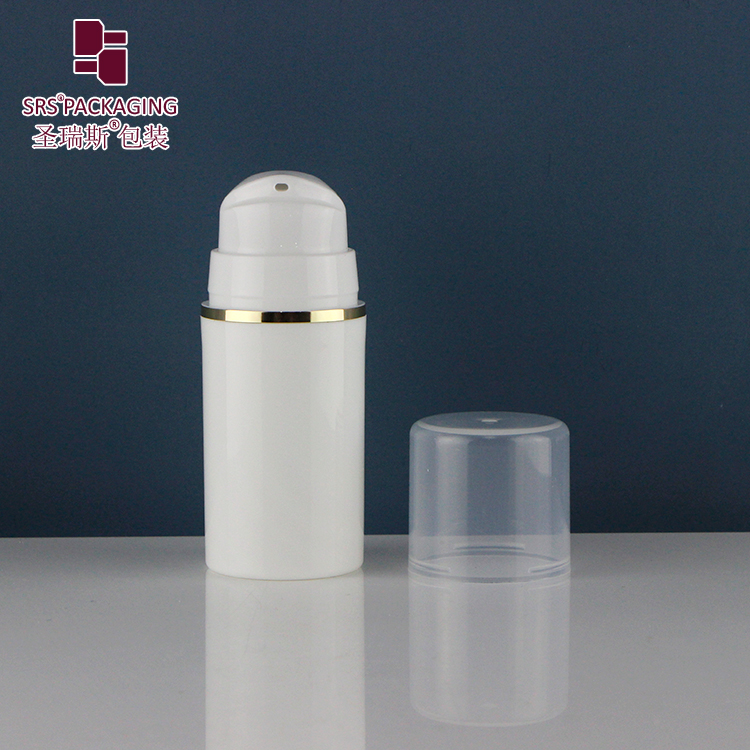 Private label skin care cosmetics packaging for anti-aging products empty face serum airless bottle