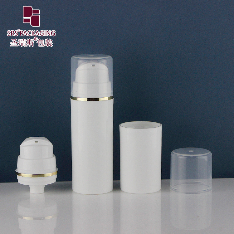 Private label skin care cosmetics packaging for anti-aging products empty face serum airless bottle