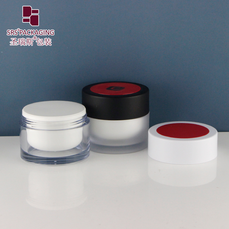 J0210A NEW FASHION Empty Skincare Double Wall Cosmetic Face Cream Packaging Jar 50G
