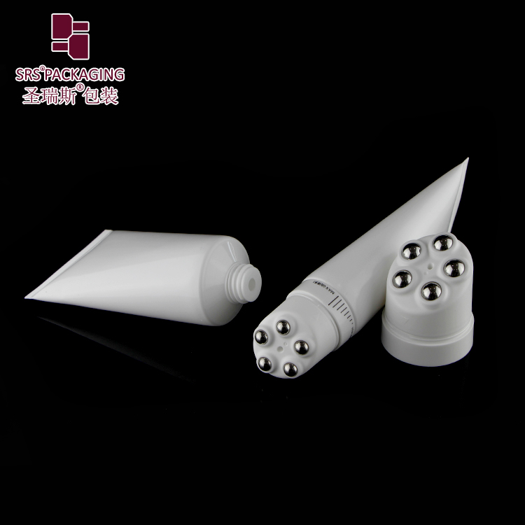 Unique design five roller ball plastic massage packaging skincare set hand cream packaging tubes