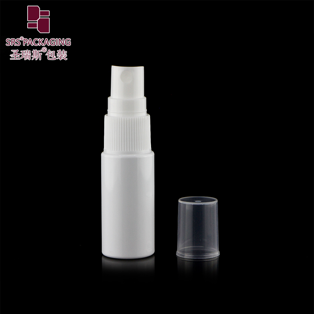 15ML injection white eco friendly plastic spray pump pet bottle cosmetic