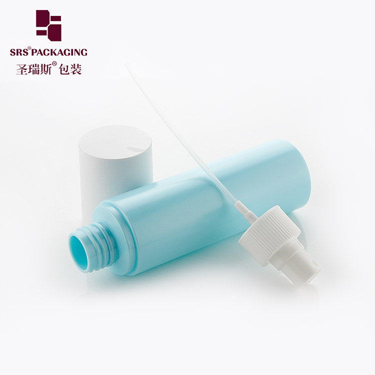 White Plastic Bottle with Plastic Sprayer Fine Mist PET Bottle 120ml Atomizer Private Label for Cosmetics