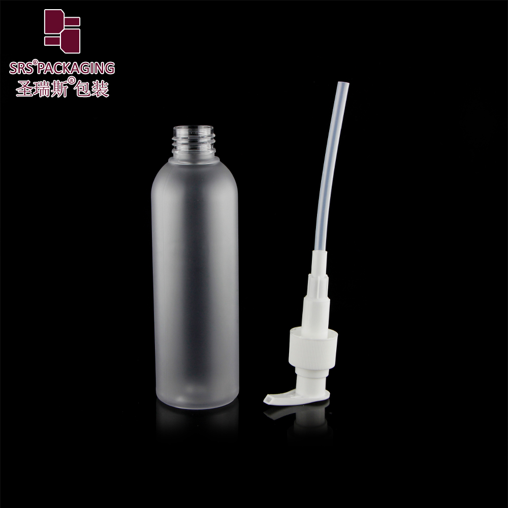 PET Amber Bottle 200ml 250ml 300ml Empty Plastic  Bottle Packaging For Mouthwash Shampoo Bottle