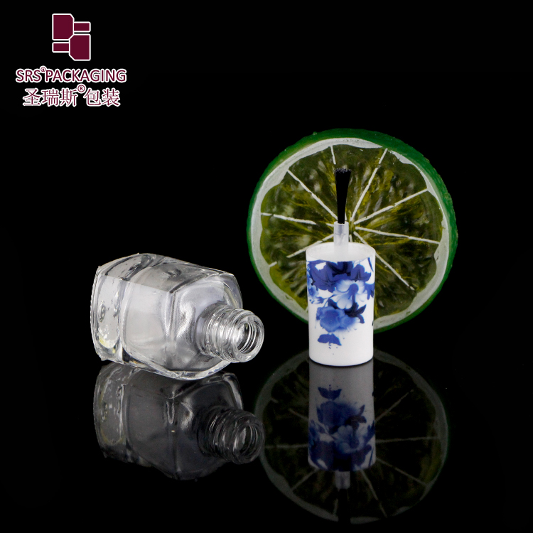 5ML Glass Nail Polish Bottle Empty Nail Gel Glass Packaging Clear Glass Bottle for Nail Care