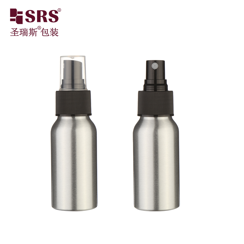 SRS New Luxury Wholesale Empty Aluminum Water Bottles Aluminum Bottle Sray bottle
