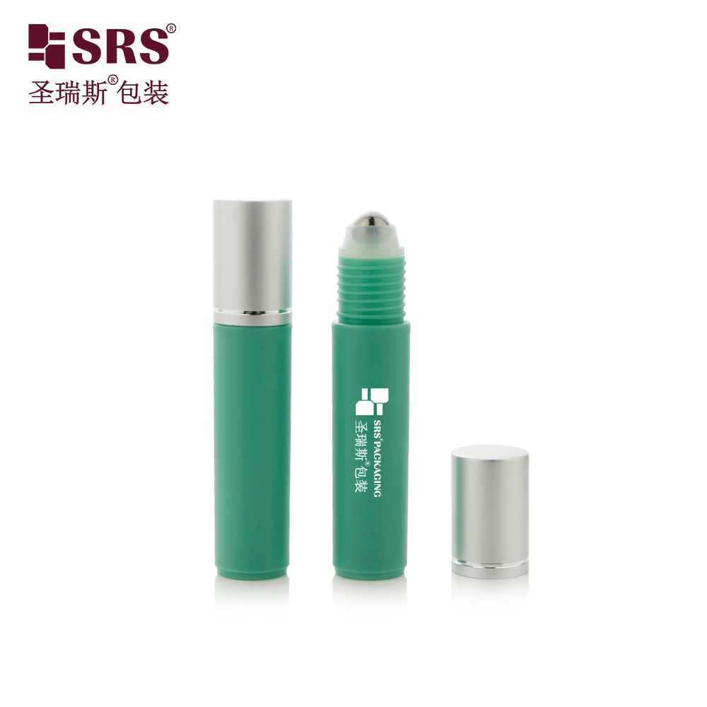 No Leakage No Scratching Eye Serum 10ml Skincare Packaging Plastic Roll on Bottle for Sale