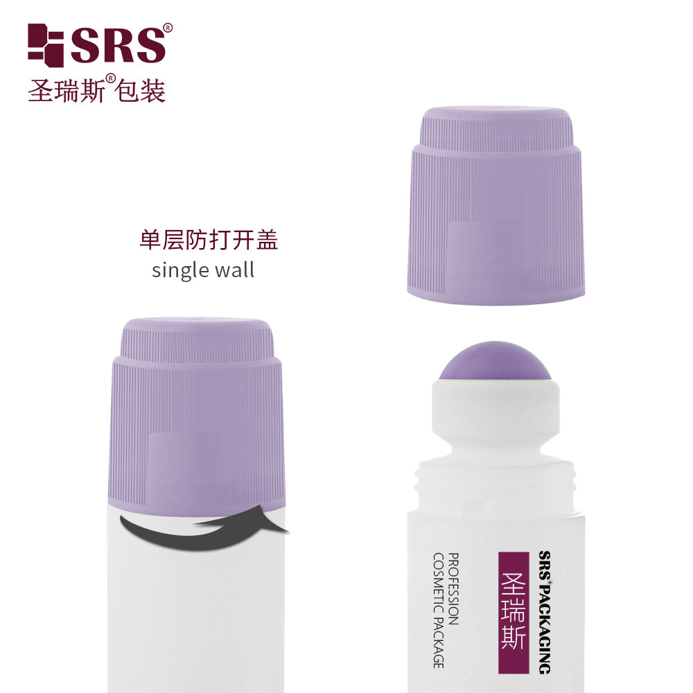 New Arrivals Single Layer Child-Resistant Cap PP PCR 90ml Roller Bottle for Safe and Easy Application
