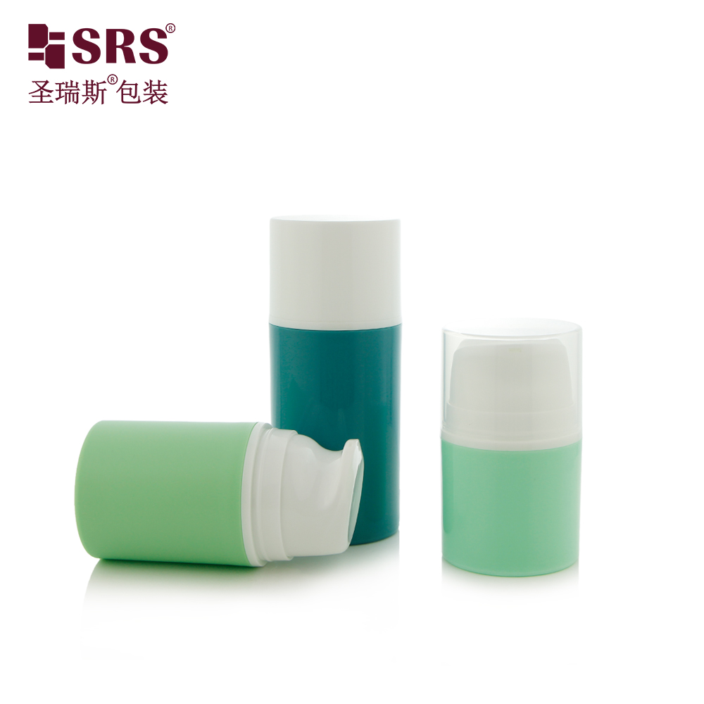 Factory Price Empty 30ml 50ml 80ml 100ml 120ml 150ml 200ml Custom Injection Painting Metalized Color PP PCR Airless Bottle