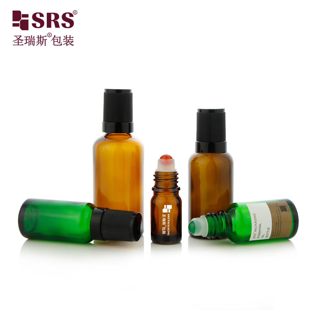 5ml 10ml 15ml 20ml 30ml 50ml 100ml Essential Oil Perfume Glass Roll On Bottle With Regular Cap