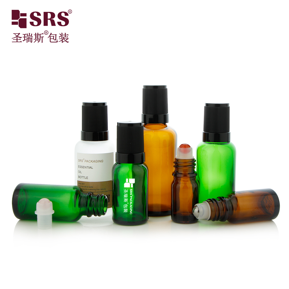 5ml 10ml 15ml 20ml 30ml 50ml 100ml Essential Oil Perfume Glass Roll On Bottle With Regular Cap