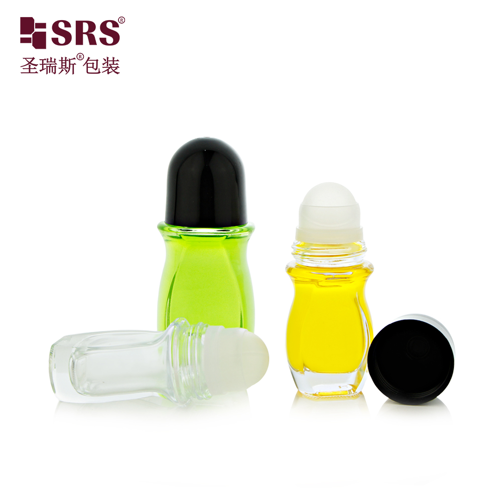 30ml 50ml clear Glass Deodorant Roll on Roller Ball Glass Bottle