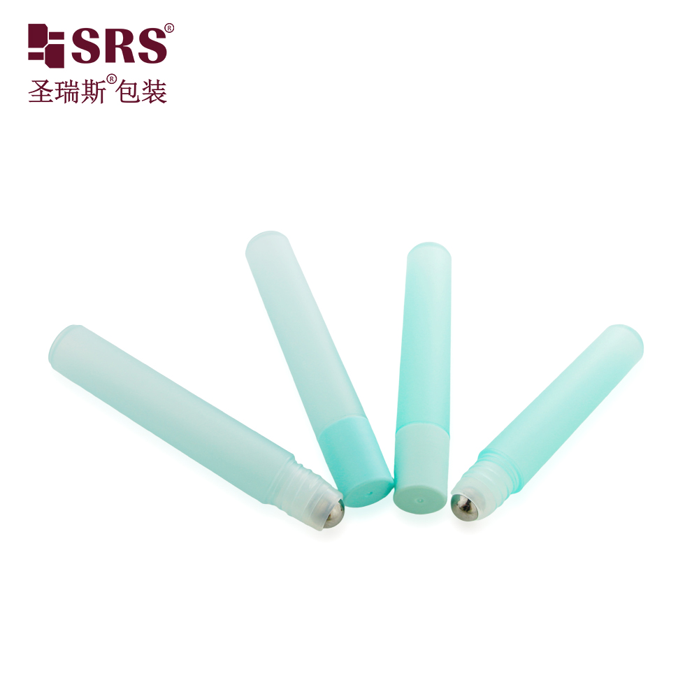 Fast Delivery 8ml Translucent Frosted No Leakage PP Roll on Bottle for Eye Serum